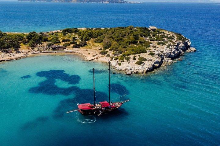 Athens cruise: Agistri, Moni/Metopi, Aegina with lunch & drinks