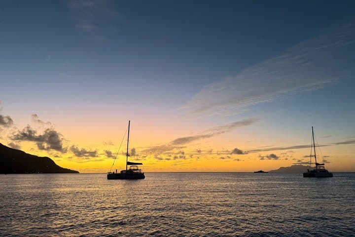 Private Sunset Cruise from Praslin Island