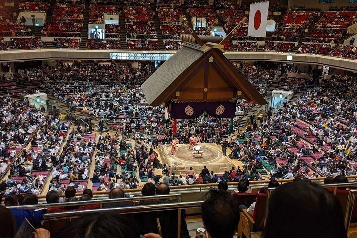 Nagoya Grand Sumo Tournament Experience with A-Seat Ticket