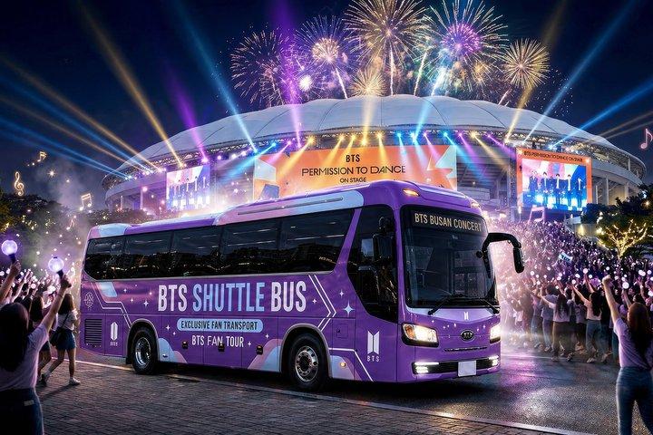 BTS Concert Shuttle with Luggage Care (One or Round Way) fr Busan