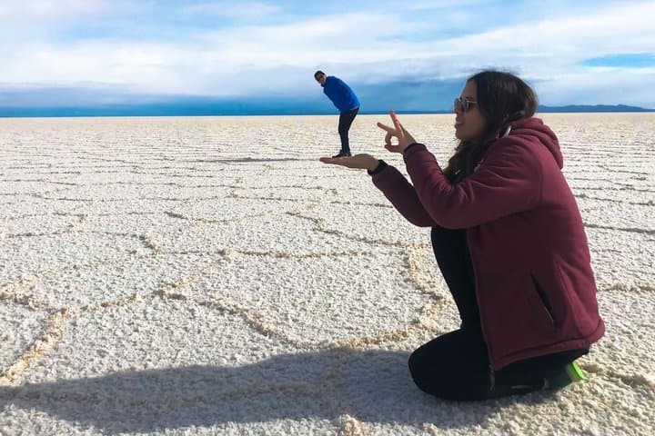 Salar de Uyuni tour 1 day with sunset in the salt flat
