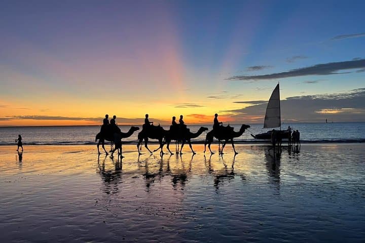 Darwin Sunset Camel Ride at Mindil Beach