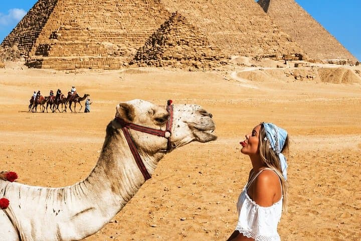 Private VIP Giza Pyramids Tour + Camel + inside Pyramid+Tombs