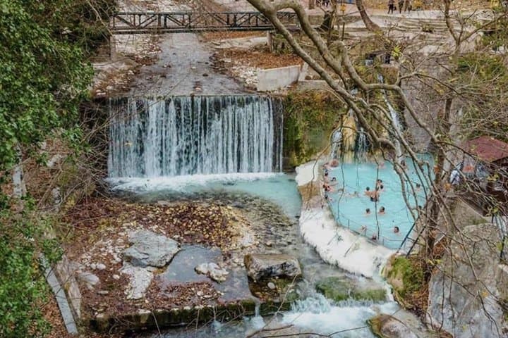 Kastoria Private Pozar Thermal Baths Edessa and Winery Tour