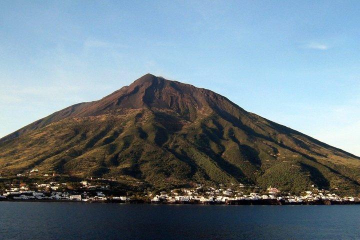 Vulcano, Panarea and Stromboli from Lipari