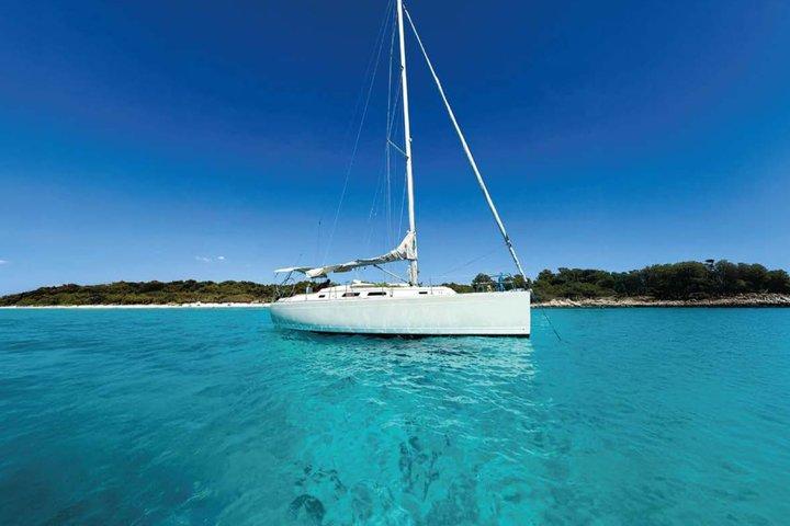 Private sailing boat from Cala Galdana in the south of Menorca