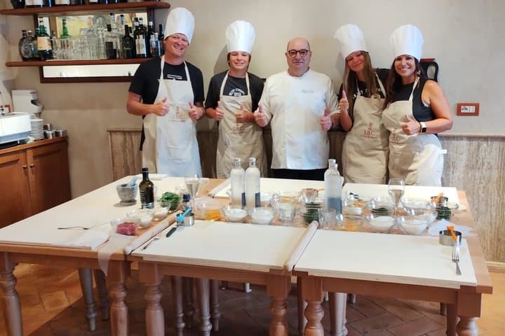 Montepulciano Tuscan Cooking Class with Fresh Pasta and Wine