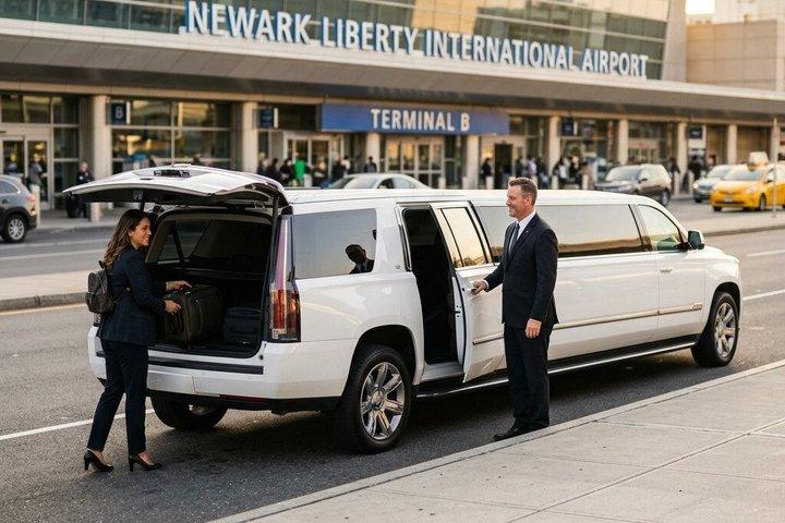 New Jersey Airport Luxury Arrival Transfer by Limousine (EWR/TEB)