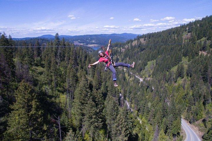 Lake Coeur d'Alene Zipline Tour