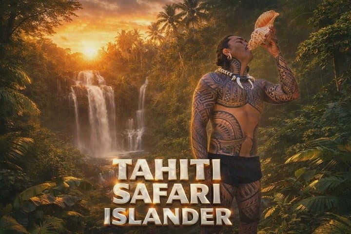 Crossing Island of Tahiti 4x4 Mountain, Waterfall, River, Basins