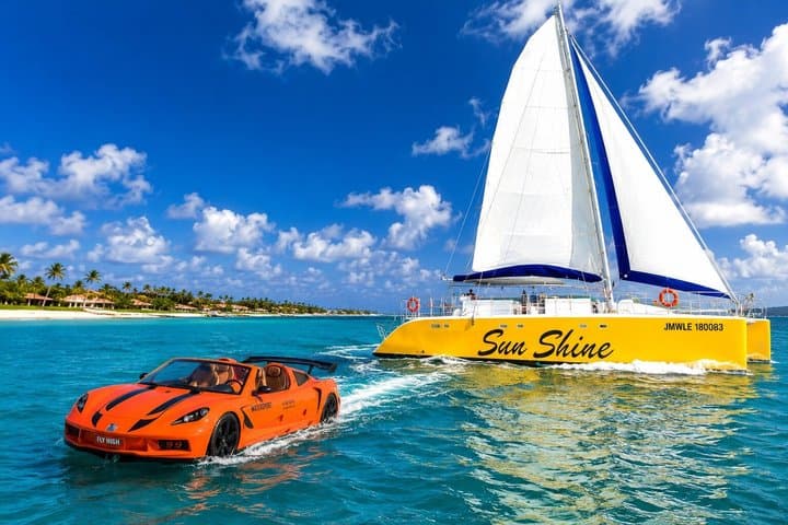 Private Charter Catamaran cruise with JET Car included Ricks Cafe