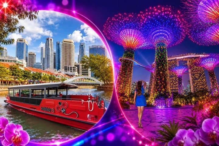 Singapore River Cruise with Spectra & Garden Rhapsody Light Show