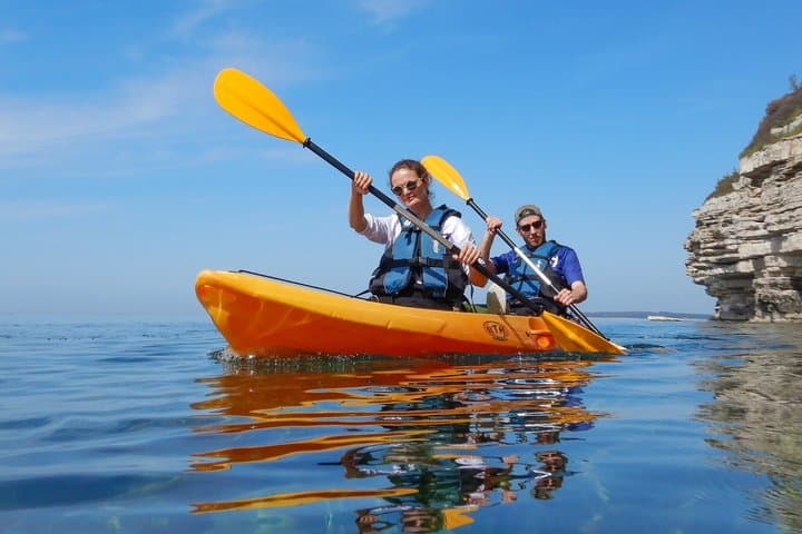 Pula Kayak, Cliffs & Snorkeling Small Group Adventure