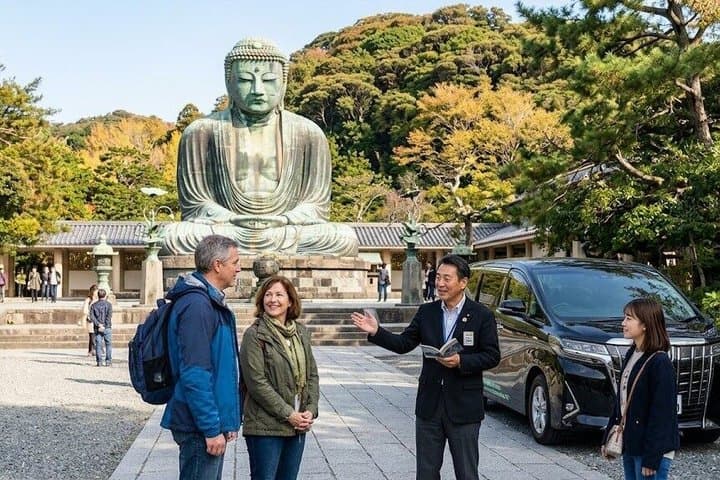 Kamakura from Yokohama by Private Car with Licensed Guide
