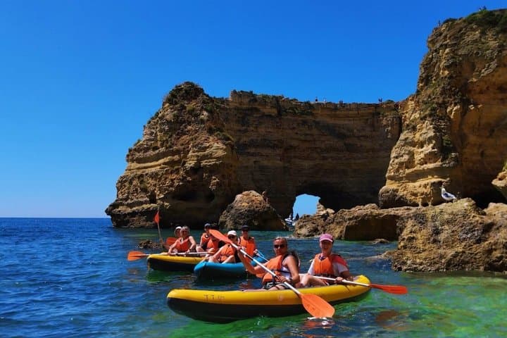 Kayak Guided Tour to Benagil Cave + Sunrise and Sunset