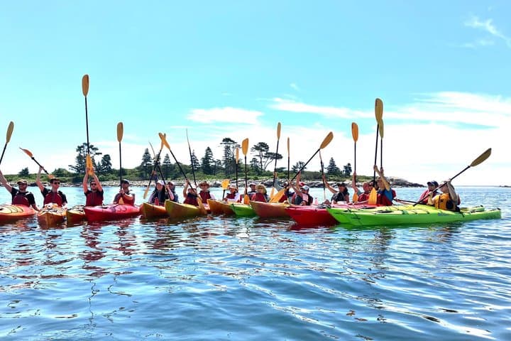 Harbor and Lighthouse Kayak Tour With Lobster Roll