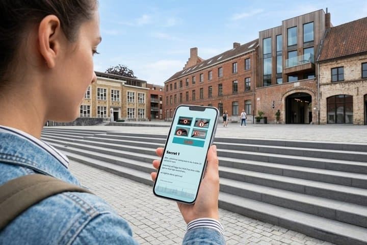 Self Guided Secrets of Kortrijk Exploration Game Tour