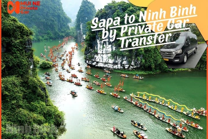 Private Car: Transfer From Sapa To Ninh Binh (Tam Coc,Trang An)