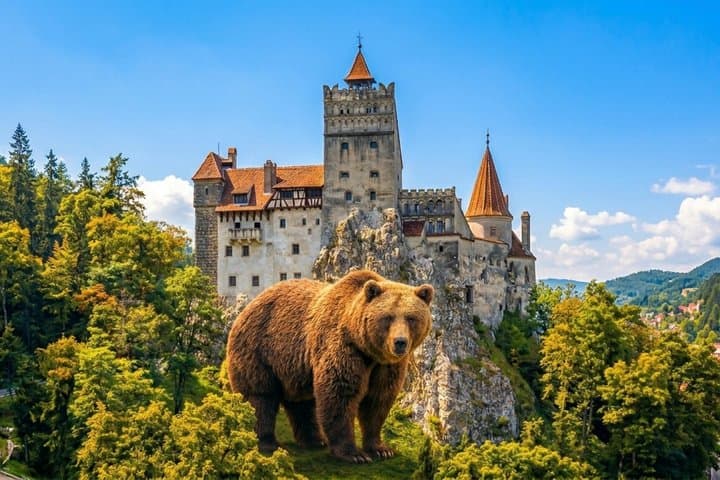 Bears Sanctuary, Dracula's Castle & Brașov City, Small-group 7 p