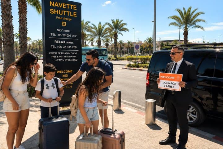 Casablanca Mohamed V Airport to Hotels Private Arrival transfer