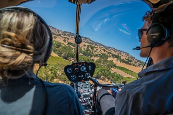 Barossa Valley Deluxe: 30-Minute Helicopter Flight