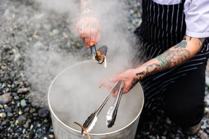 Canadian Mussel Boil at the Ecological Reserve