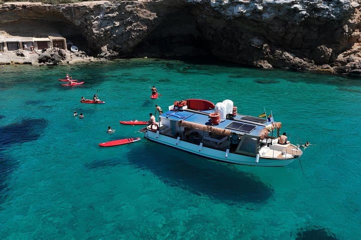 Coves and Caves Excursion with Tapas and Premium Open Bar in Ibiza