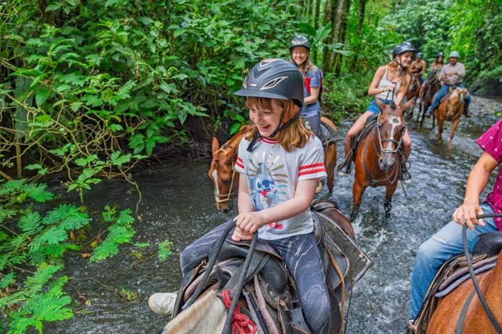 Pacos Horseback Ride Through Arenal’s Forest and Cross Rivers