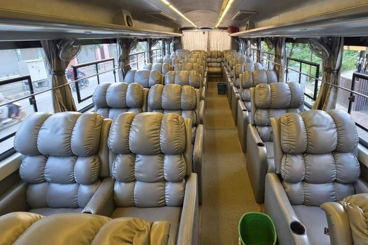 Chitwan to Kathmandu Tourist Bus Luxury Sofa Seater