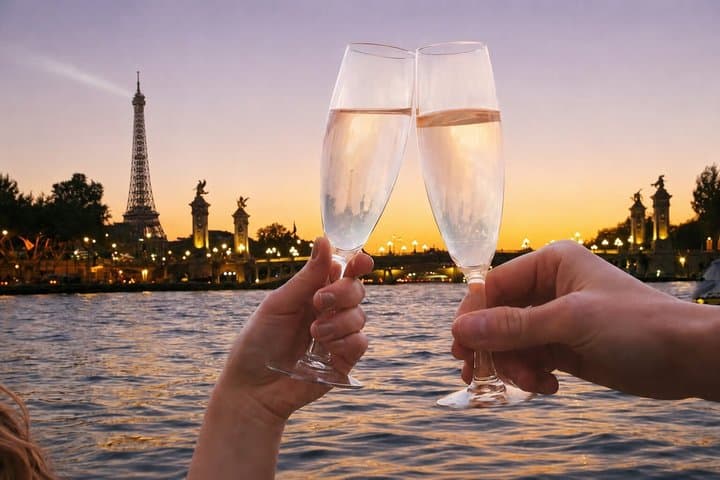 Paris Seine River Sunset & Evening Champagne Cruises