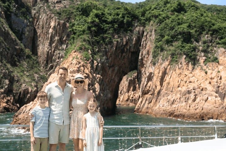 Yacht Island Hopping Tour Culture Food Tasting and Volcanic Rocks
