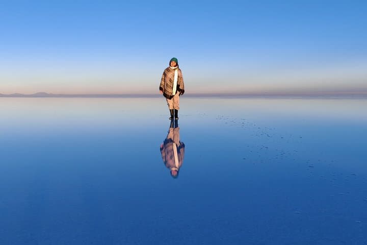 Full day Salar de Uyuni with English Guide Sunset Reflections