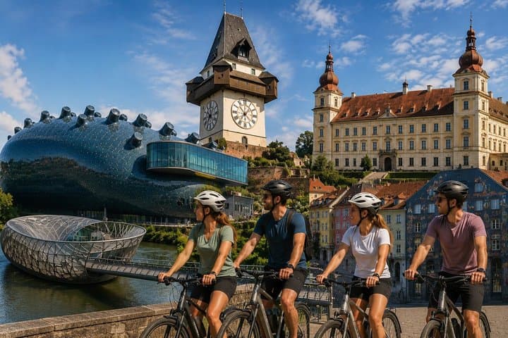 Graz Top 10 Self-guided bike tour with audio guide and GPS