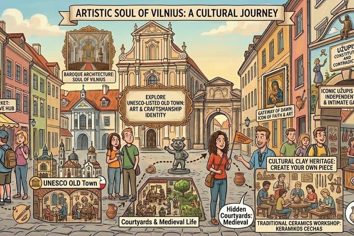 Vilnius Walking Tour Then and Now a Walk Through Time