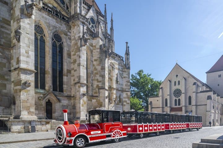 City tour through Regensburg with the little train