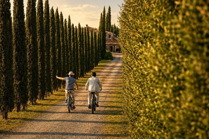 Val d'Orcia: eBike Tour Virtual-guided