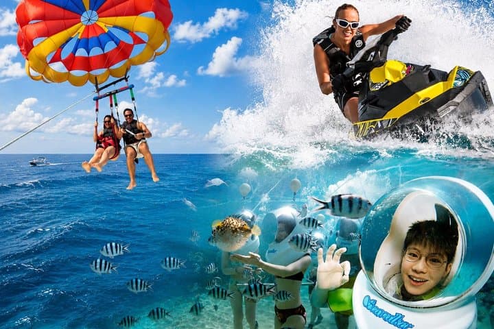 Bali Parasailing Adventure, Jetski, and Sea Walker with Transport