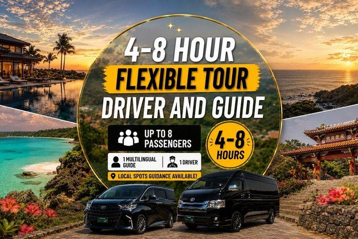 Okinawa Flexible Tour—Driver and Guide Included 1–8 Guests（4-8H）