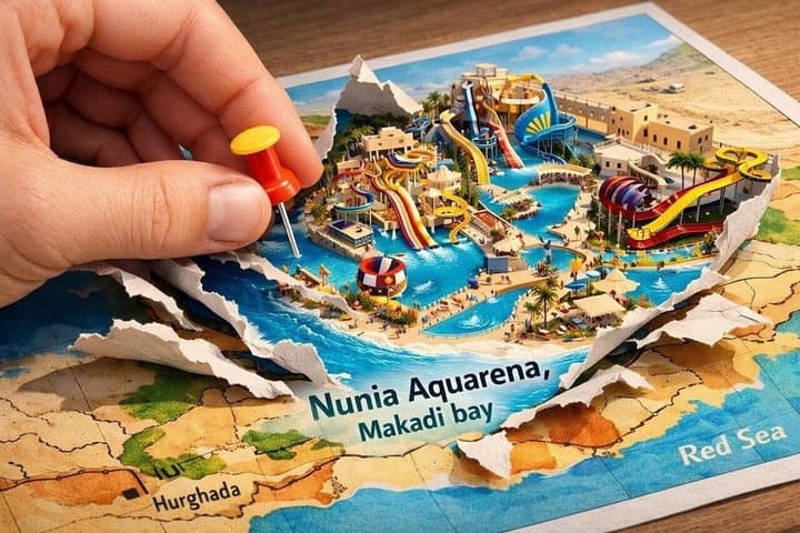 Nunia Aquarena Makadi Bay Water Park From Hurghada