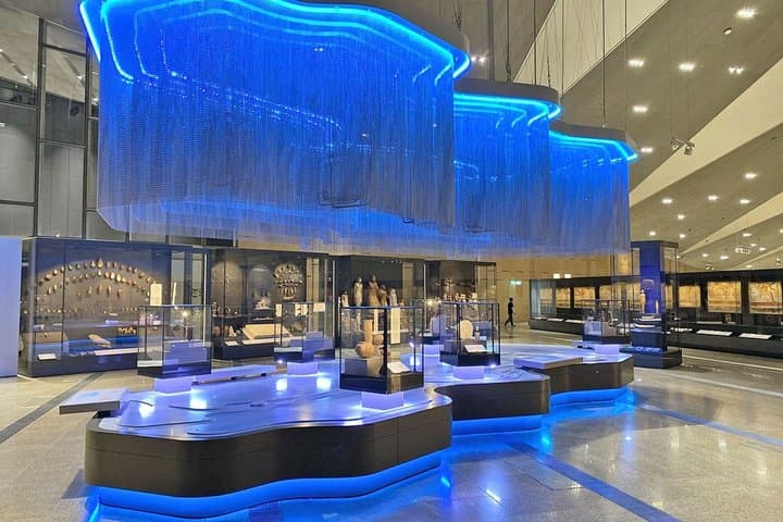 Grand Egyptian Museum from Alamein