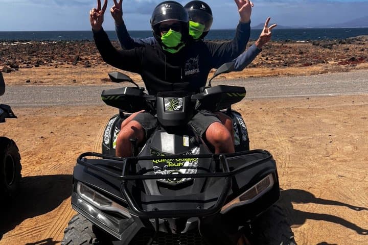 Volcano Hike and Meeting with Squirrels on Quad Bike