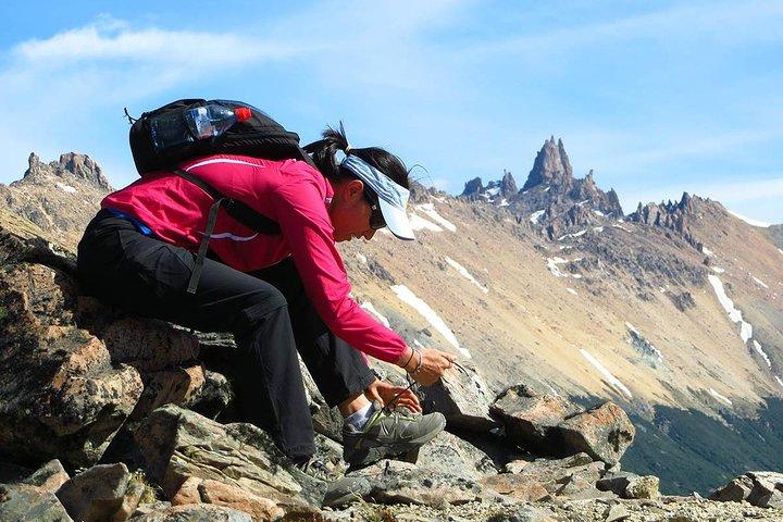 Trekking day in the mountains close to Bariloche