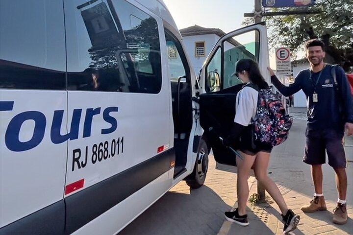 From Paraty: shared transfer to Ilha Grande