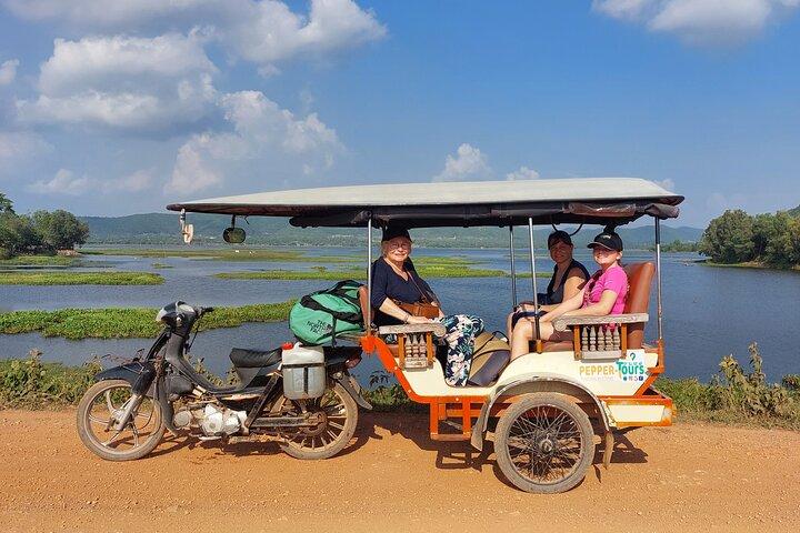 Kampot Pepper Farm, Salt Field, Secret Lake & limestone cave