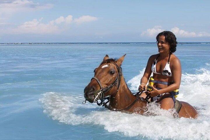 Blue Hole and Horse back riding