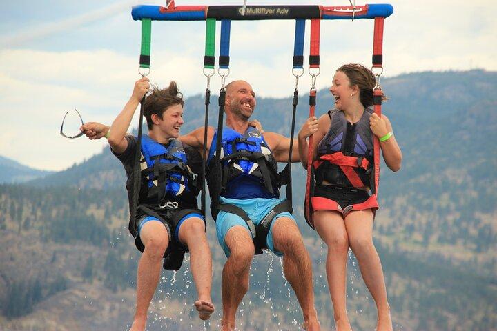 Triple Parasailing Experience in Kelowna