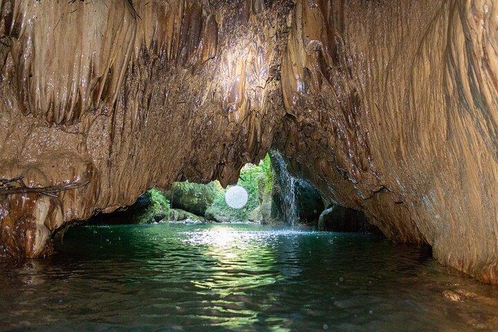 Cave, Waterfall and River Adventure in Charco Azul from San Juan