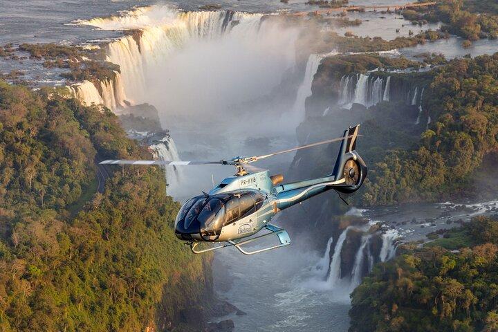 Iguazu Falls in All Dimensions: Helicopter, Trail, Boat Ride