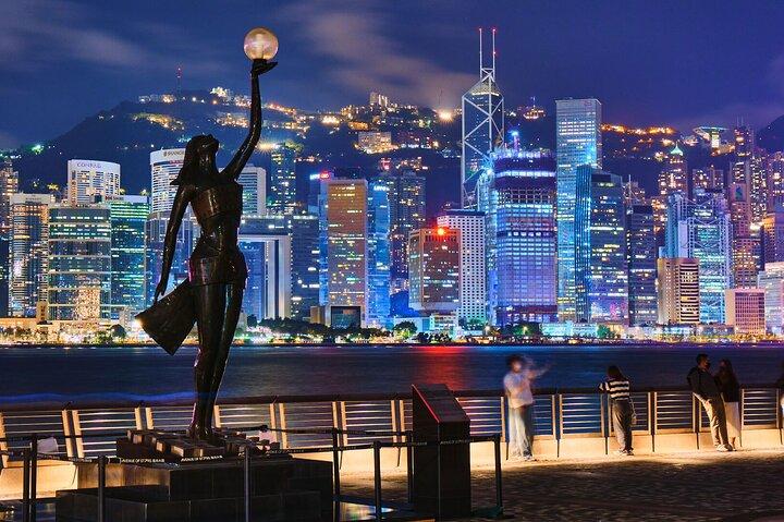 Hong Kong Top Night Tour: Cruise, Aquarium Dinner, Peak